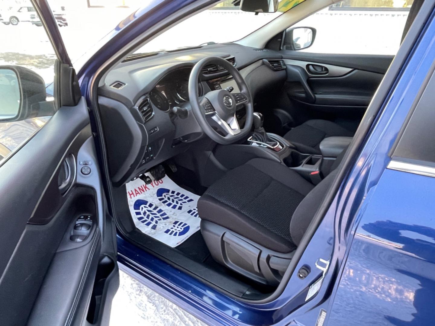 2022 Blue /charcoal cloth Nissan Rogue Sport S AWD (JN1BJ1AW3NW) with an 2.0L L4 DOHC 16V engine, CVT transmission, located at 1960 Industrial Drive, Wasilla, 99654, (907) 274-2277, 61.573475, -149.400146 - Photo#10